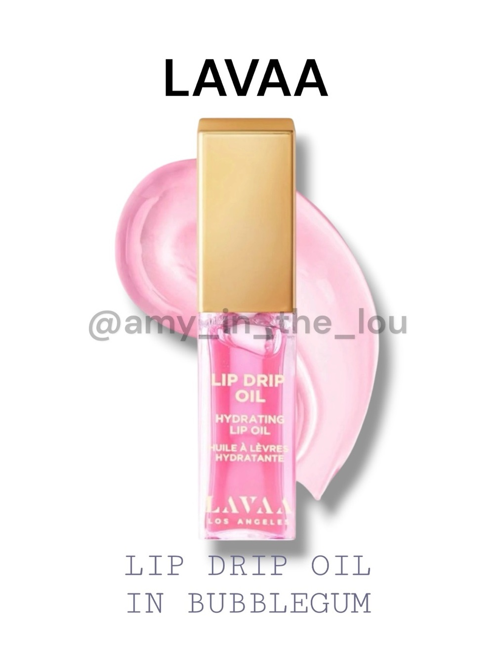 Lavaa Lip Drip Oil in Bubblegum